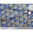 thumbnail image 2 of Soimoi Rayon Fabric Floral & Flying Swan Block Print Fabric by The Yard 42 Inch Wide, 2 of 3