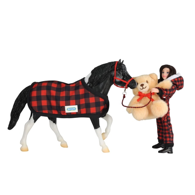 Breyer Pyjama de Fête des Fêtes - Ensemble Cheval et Cavalier
