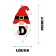 thumbnail image 3 of LSLJS Christmas Ornaments Christmas Acrylic Hanging Decorations - Set of 26 Alphabet Letters with Santa Claus Design for Holiday Ornaments and DIY Crafts Christmas Hanging Decorations, 3 of 6