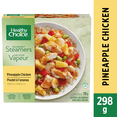 thumbnail image 1 of Healthy Choice Gourmet Steamers Pineapple Chicken Frozen Dinner, Chicken with Pineapple, Carrots, Red Peppers, Green Beans, Onions and Peas in Pineapple Sauce, Frozen Meal, 298 g, 1 of 6