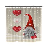 EGNMCR Curtains, Curtains for Bedroom Happy Valentine's Day Shower Curtain, Fabric Bath Curtain Shower Curtain