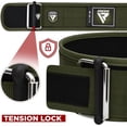 thumbnail image 3 of RDX Weight Lifting Belt 4 Adjustable Back Lumbar Support Bodybuilding, Powerlifting Functional Strength Training Core Exercise Fitness Workout Squats Deadlifts, Home Gym Equipment, 3 of 8