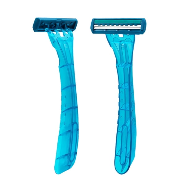 20 Pcs Rasoirs Jetables à Deux Lames pour Hommes avec Utilisation Humide et Sèche et Emballage Pratique