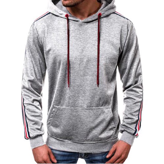 Chandail Patchwork Décontracté de Sport pour Hommes Automne et Hiver, Veste à Capuche pour Hommes
