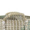 thumbnail image 3 of Northlight Natural Woven Seagrass Basket with Handles - 14", 3 of 5