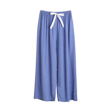 Posijego Pajama Pants for Women Elastic Waist Summer Loose Wide Leg Sleep Pants Ladies Lounge Pants