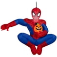 thumbnail image 1 of Airblown Yard Inflatables Halloween Light Hanging Spiderman with Pumpkin MD Marvel, 1 of 6