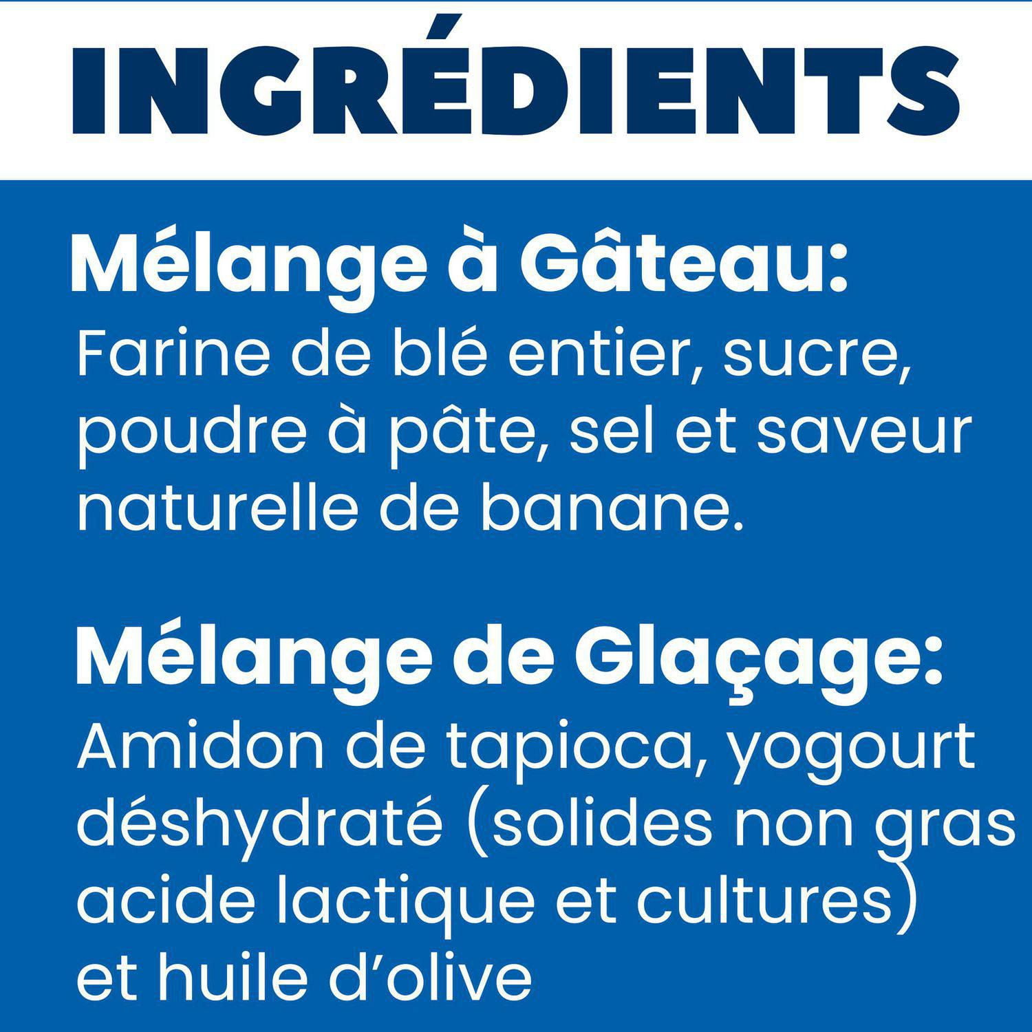 Pooch Cake Mélange à Gâteau Ensemble Simple Banane et Moule