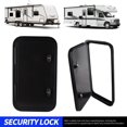 thumbnail image 4 of RV Hatch Door, Black Heavy Duty Sealed  Storage Hatch Sound Insulation With Lock For Van, 4 of 8