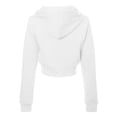 thumbnail image 3 of Kcodviy Chandail de Base Décontracté Uni pour Femme Chandail à Manches Longues à Fermeture Éclair pour Femme Chandails à Capuchon Confortables pour Femme Veste à Capuchon Courte, 3 of 3