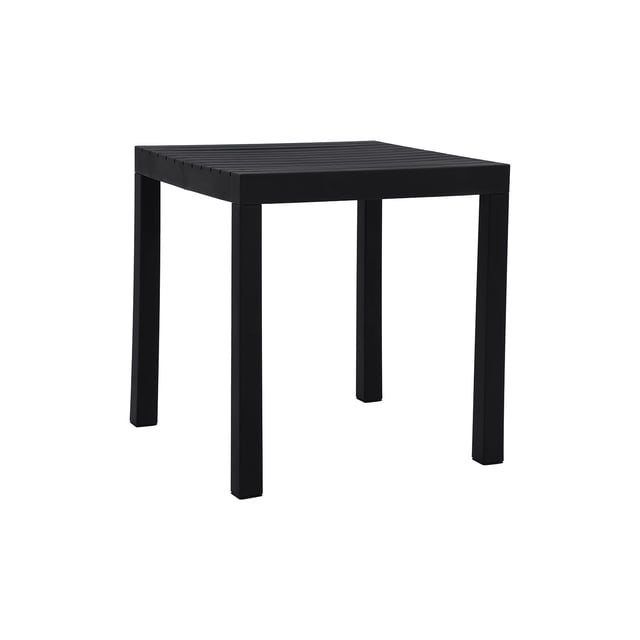 F. Corriveau International - Table Bistro Carrée d'Été, 28 Pouces de Large, Intérieur/extérieur, Noir