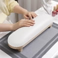 thumbnail image 3 of tredstone PU Repose-Bras Oreiller Support Lavable pour Manucure Salon de Manucure Court Blanc, 3 of 5