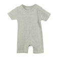 thumbnail image 1 of Baby Rompers Short Sleeve with Snap Closure Infant Clothes, 1 of 5