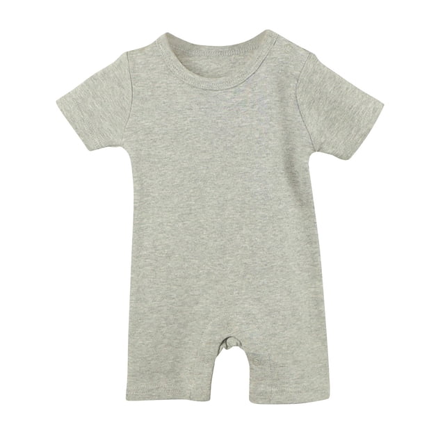 Baby Rompers Short Sleeve with Snap Closure Infant Clothes