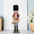 thumbnail image 4 of Christmas Holiday Nutcracker Figure Desktop Nutcracker Soldier Ornament Xmas Decoration Figure, 4 of 9