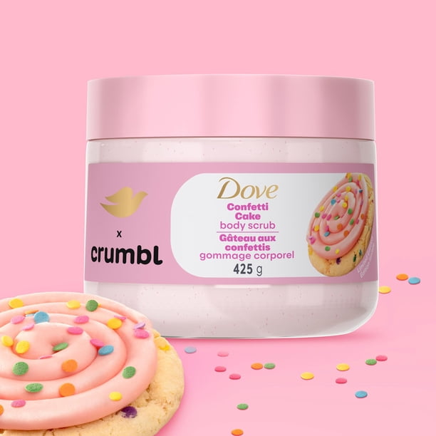 Dove Crumbl Exfoliating Body Scrub Confetti Cake 425 g | Limited