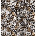 thumbnail image 1 of Soimoi Orange Heavy Canvas Fabric Leopard Animal Skin Print Fabric by Yard 58 Inch Wide, 1 of 6