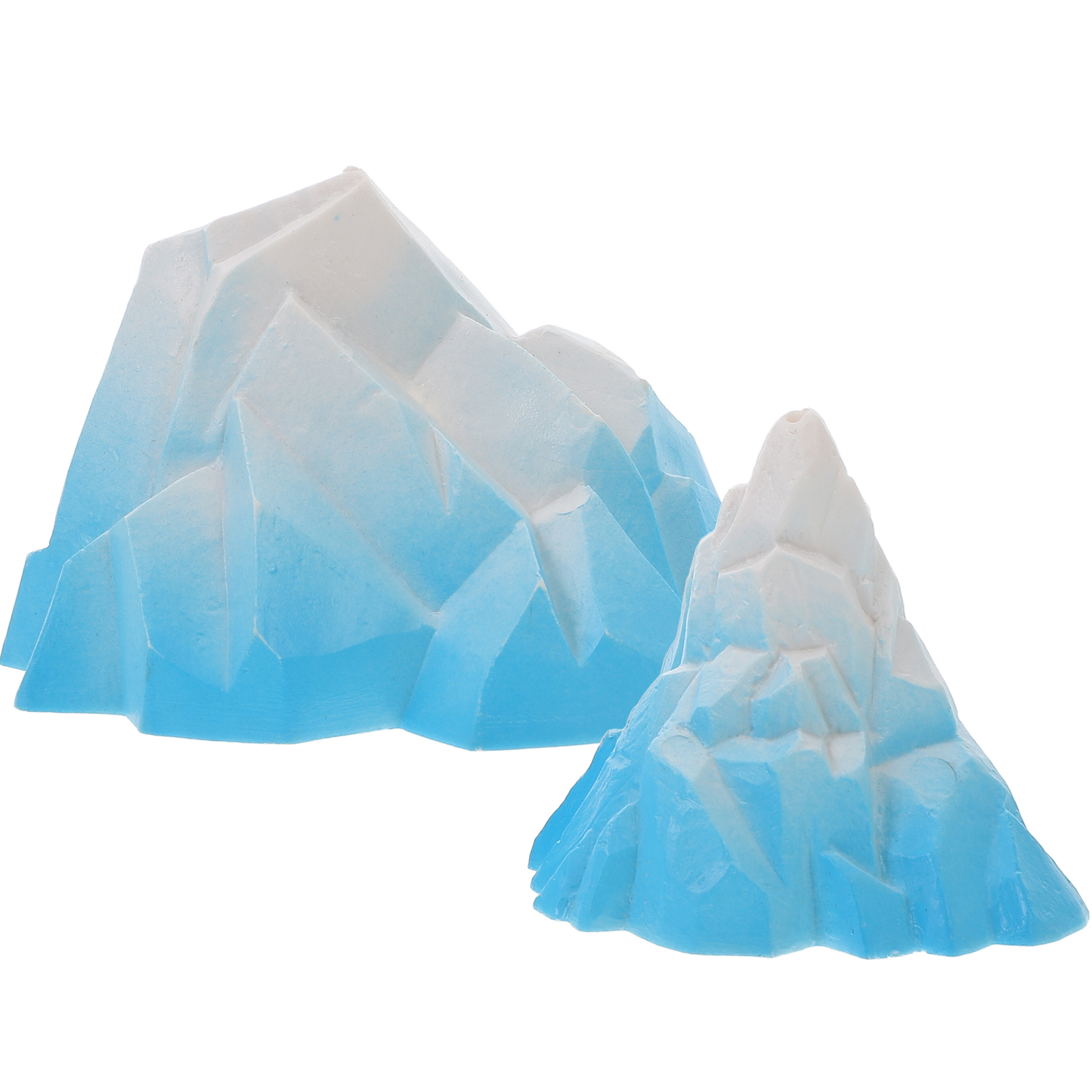 2pcs Aquarium Floeberg Decoration Fish Tank Aquarium Ornament Fish Tank Decor