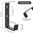 thumbnail image 3 of Heavy Duty Garage Hooks For Storage, 6pcs Heavy Duty Wall Hooks For Hanging, J Hooks, Tools Storage Hooks, Utility Hooks, 3 of 5