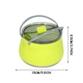 thumbnail image 2 of EGNMCR Camping et Randonnée Bouilloire de Camping Pliable Bouilloire de Camping Portable Pliable Bouilloire Extérieure Compressible Pot Pliant Bouilloire de Voyage Bouilloire de Camping, 2 of 2