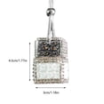 thumbnail image 3 of TIMIFIS Acrylic Bottle Automotive Diamond Perfume Bottle Pendant Car Perfume Bottle Car Pendant Rearview Mirror Car Car Hanging Empty Bottle Car Accessories, 3 of 6