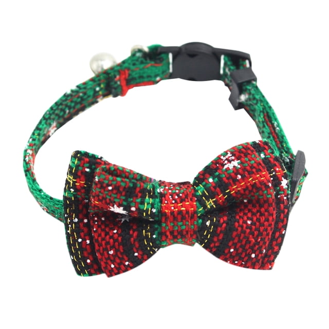 Cat Collar Decorative Bow Creative Pet Collar Kitten Collar for Christmas