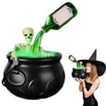 thumbnail image 1 of AKEGAMN Clearance! Halloween Decorations Indoor Cauldron Halloween Decor With Floating Bottles And Diffuser Skeleton Cauldron With Floating Bottles And Fog Maker 10ml Halloween Decorations Indoor Ca, 1 of 9