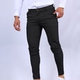 thumbnail image 2 of Mens Summer Straight Leg Daily Thin Casual Business Pants, 2 of 5