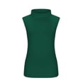 thumbnail image 5 of tarylea Womens Sleeveless Tops Plus Size High Neck Tank Tops Slim Fitted Undershirt Basic Layer Tees, 5 of 5