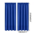 thumbnail image 3 of PRETXORVE Curtains Heat Insulation Saving Bedroom and Kitchen Curtains Border Scandinavian Solid Colour Silk Curtains, 3 of 3