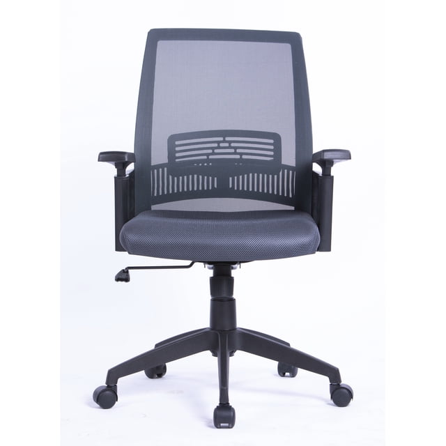 Chaise de Bureau Ergonomique en Maille - Gris
