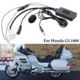 thumbnail image 2 of For Honda GL1800 Audio Navi Bluetooth-compatible Wireless AUX Cable Adaptor+MIC, 2 of 8