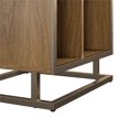 thumbnail image 2 of Novogratz Regal Turntable Stand / End Table, Walnut, 2 of 9