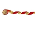 thumbnail image 2 of Aursykel Crushed Velvet Wired Ribbon for Gift Wrapping Christmas Tree Decoration and Craft Wreath Supplies with Snowflake Design 2.5 Inch Wide by 9.84ft Long Long Lasting Polyester, 2 of 7