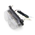 thumbnail image 3 of Integrated LED TailLight Turn Signals for Kawasaki ZX6R ZX9R ZX900 ZZR600 Clear, 3 of 3