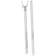 thumbnail image 3 of Long Reach Stick Pole with Hook Reach Pole Hook Garment Pole Stainless Steel Clothes Rod, 3 of 8