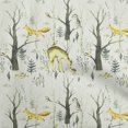 thumbnail image 1 of oneOone Polyester Spandex Yellow Fabric Deer Sewing Craft Projects Fabric Prints By Yard 56 Inch Wide, 1 of 5