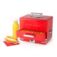 thumbnail image 3 of Nostalgia Style Diner Cuiseur Vapeur pour Hot-Dogs, Convient à 24 Hot-Dogs et 12 Pains, Rouge, 3 of 6