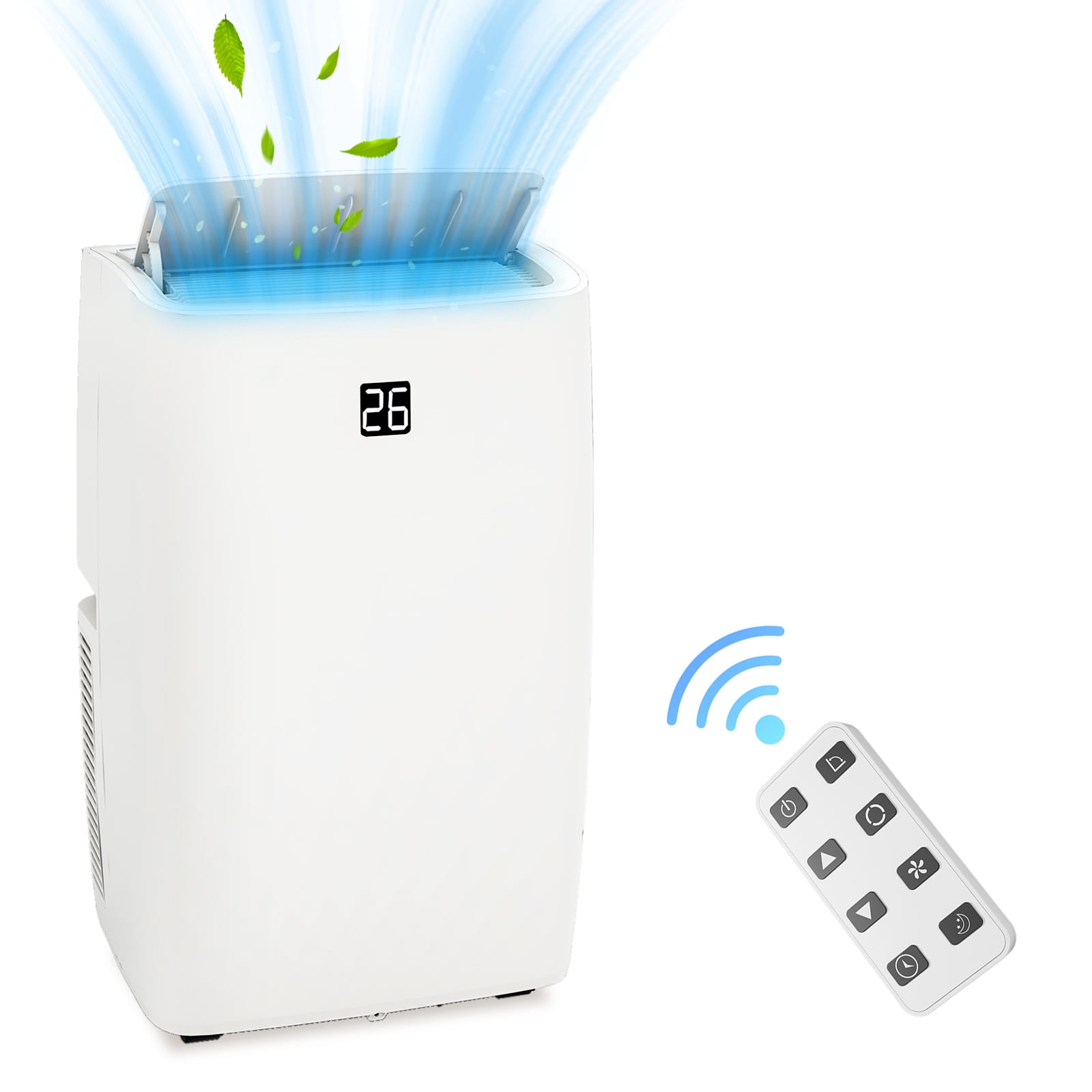 Air Conditioner, 12000 Btu Portable Air Conditioners, Fan, Cooling & Dehumidification 3-In-1 Ac Unit, Portable Ac with 24h Timer & Remote Control, Cool Up to 550 Sq.Ft Ac Units for Rooms