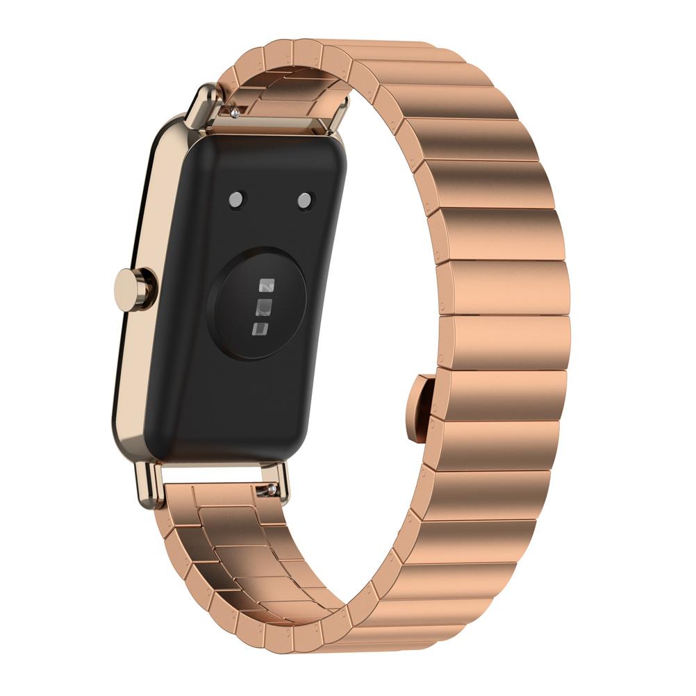Bracelet de Montre Compatible pour Watch FIT Mini Smartwatch Bracelet de Remplacement en Acier Inoxydable Accessoires de Montre Intelligente