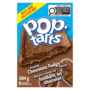 Pop-Tarts® Frosted Chocolate Fudge Flavour Pastries, 384 g, 8 pastries