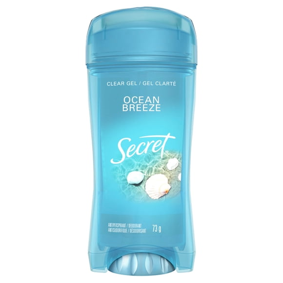 Antisudorifique et désodorisant gel clarté Secret Fraîcheur pour femmes, parfum Brise marine
