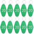 thumbnail image 1 of MesaSe 10 Pcs Key Tags Vintage Motel Keychain Fade-resistant Smooth Surface Long-lasting DIY Crafts Ornament, 1 of 10