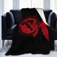thumbnail image 1 of LAICAIW Benfica Ultra-Soft Lightweight Blanket Flannel Throw Blanket 80"X60", 1 of 5