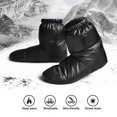 thumbnail image 1 of Down Filled Foot Cover Boots Winter Down High Top Socks Waterproof Duck Down Booties Drawstring Closure Down Filled Foot Cover Boots For Indoor Or Outdoor, 1 of 8