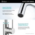 thumbnail image 5 of Kraus Oletto Single Handle Kitchen Bar Sink Faucet, Spot Free Stainless Steel, 5 of 5