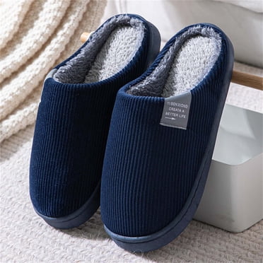 Lisbinx Cozy Cotton Couple Slippers | Indoor/Outdoor Warm House Shoes | Lightweight & Comfortable | Non-Slip Sole | Multiple Colors & Sizes | 1 Pair