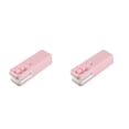 thumbnail image 3 of bedienty Plastic Electric Bag Sealing Machine Portable Handheld 300mAh Kitchen Snack Vegetables Fruits Bread Chips Sealer Pink 2Set, 3 of 6