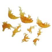 DIY Burning Flame Effect Action Figure Display Stand Action Figure Display for Yellow