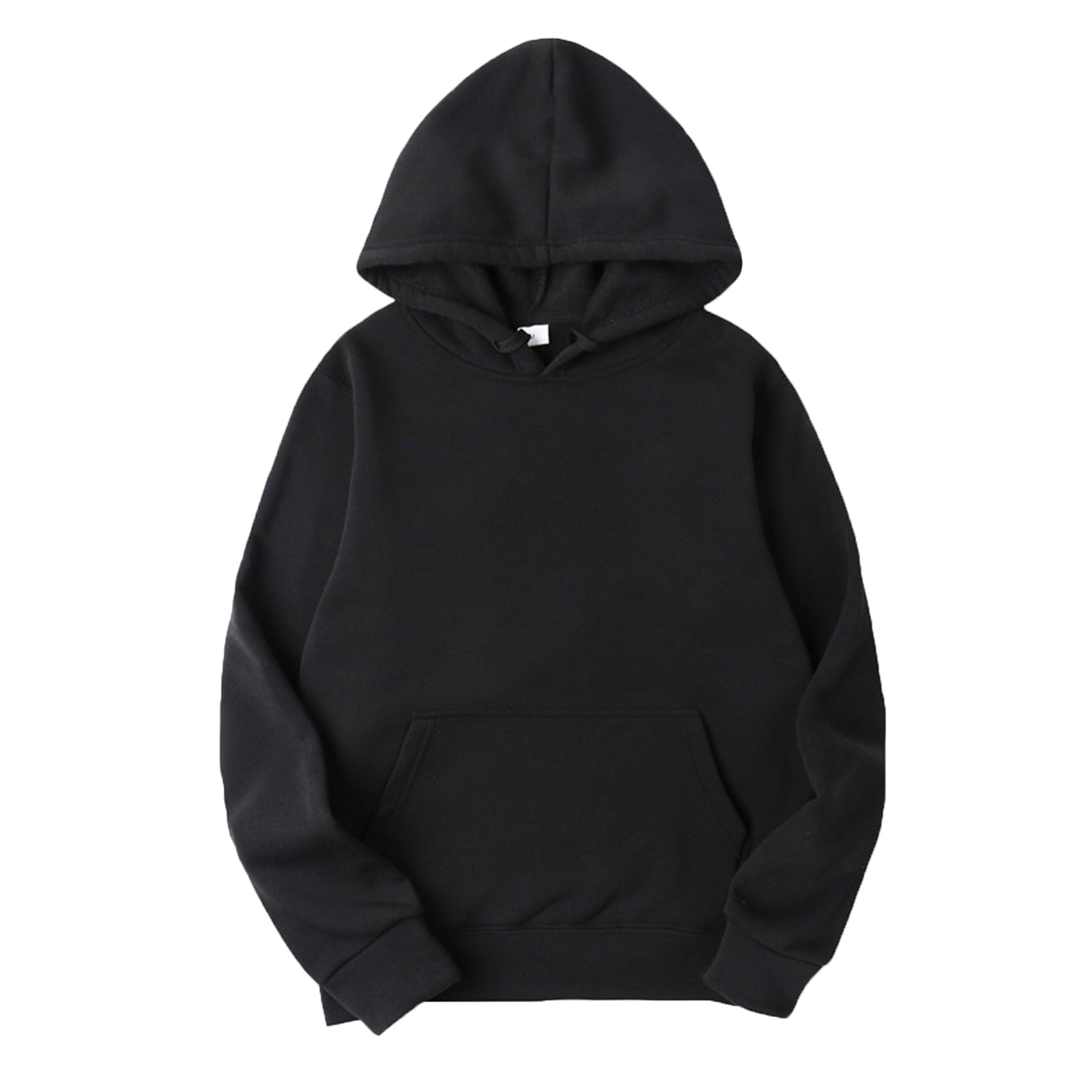 YONGHS Chandail à Capuchon Ample pour Homme, Coupe Décontractée, avec Poche, Noir, 3TG